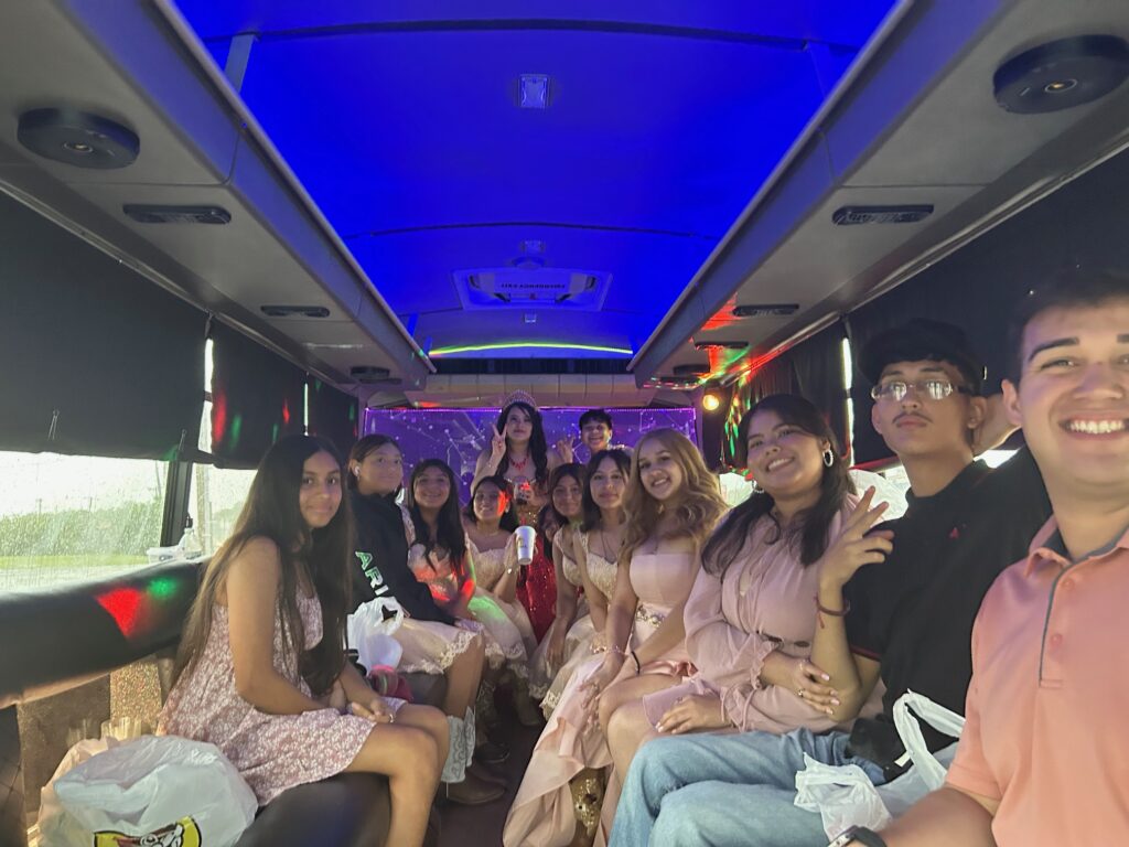 quinceanera party bus